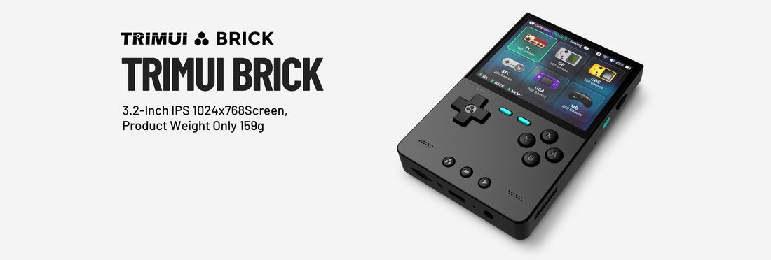 Introducing the TRIMUI BRICK: A Retro-Inspired Handheld Game Console Coming Soon!